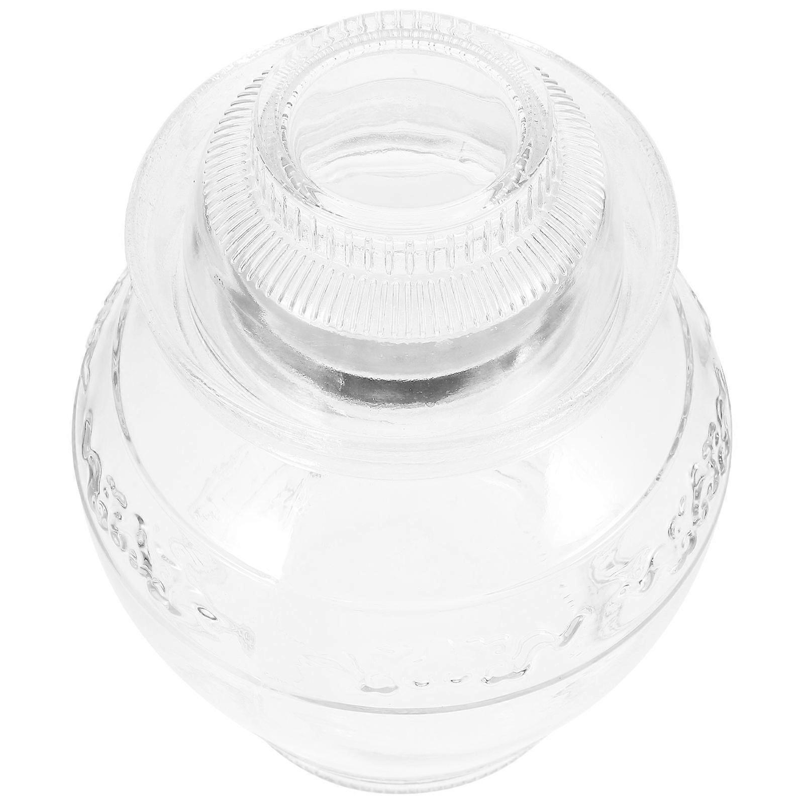 Fermentation Jar Pickle Vegetable Fermentation Tank Fermenting Pickle Clear Container (Random Style)