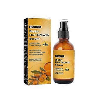 Ouhoe Biotin Dense Hair Essence Anti-Drop Hair Fixing Hair Root Moisturizing Thick Hair Care Essence-3683340065129