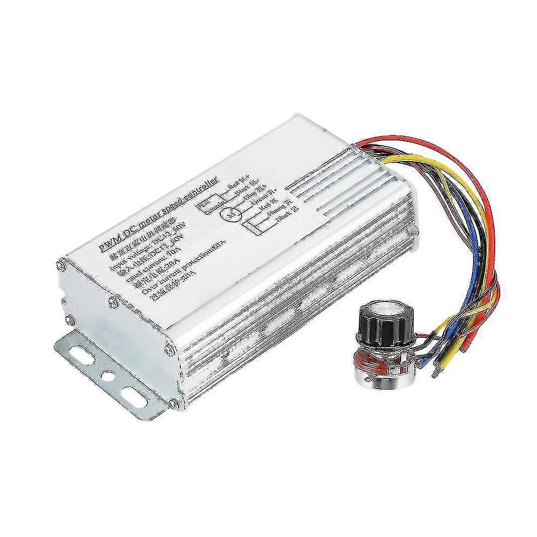 12V-60V 70A Dc PWM motorhastighetskontroller Høy effekthastighetskontroll Driver Switch