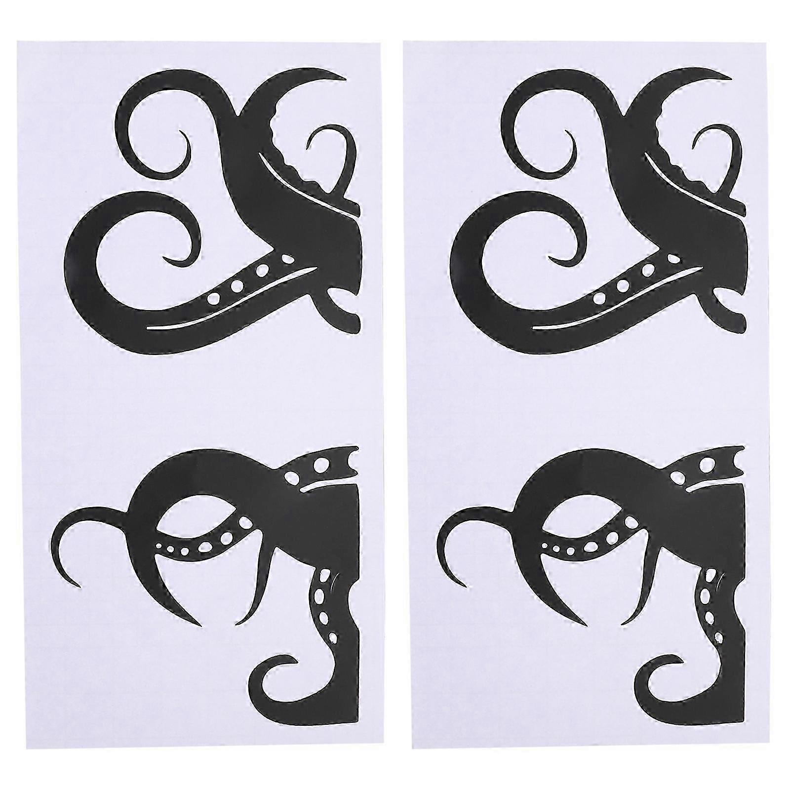 Bathroom Wall Stickers Octopus Tentacle Sticker compatible with Decor 2 Sheets