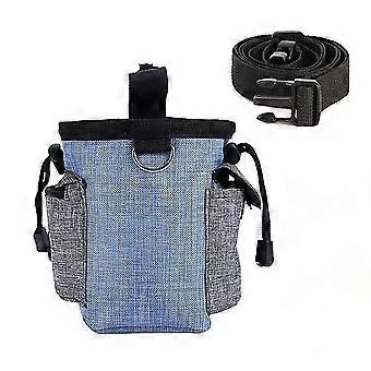 Blue Dog Training Bag - Durable Treat Pouch with Adjustable Strap for Easy Access & Versatile Wear - Perfect for Pet Training