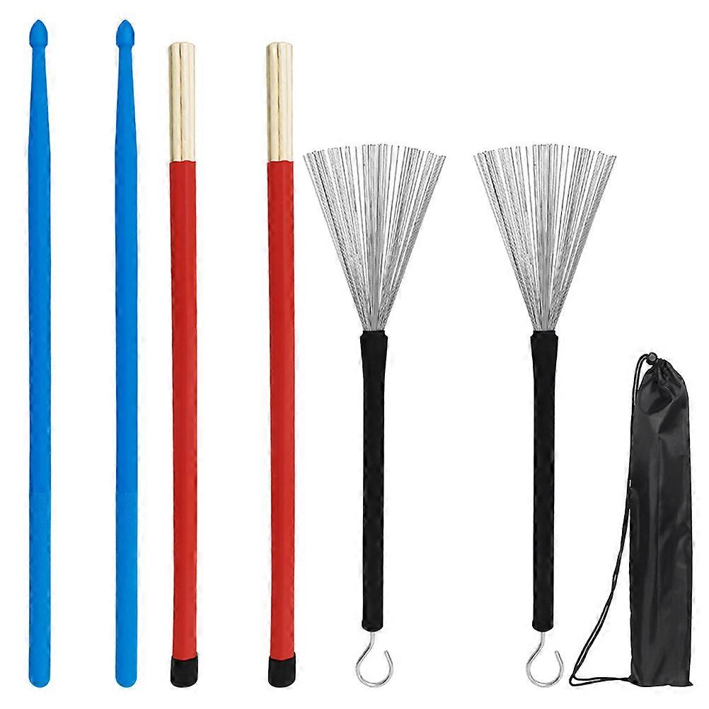 Drum Brush Kit Drumstick Accessory for Performance 1Set