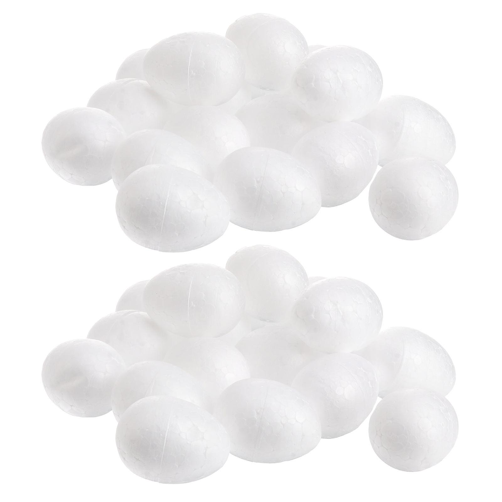 50pcs 3.5cm Durafoam Eggs  DIY Easter Egg Crafts Eggs