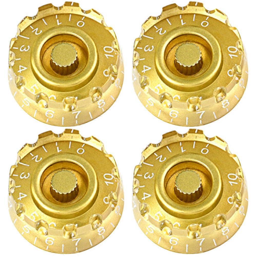 4pcs Professional Electric Guitar Bass Volume Knobs Potentiometer Knobs