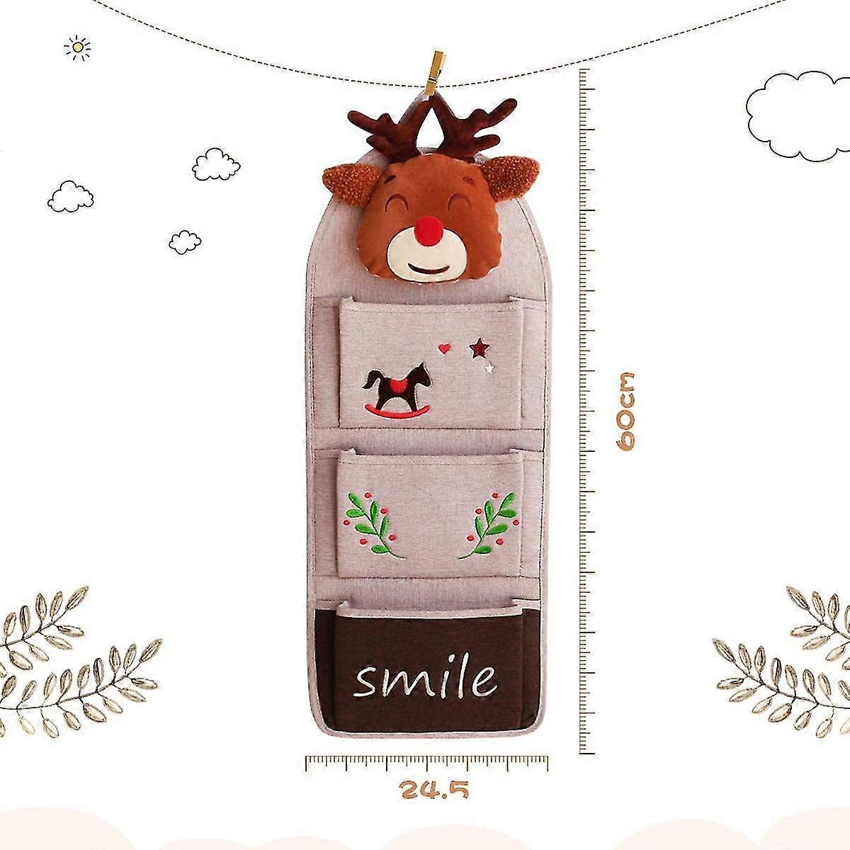 Hanging Storage Bag Comic Animal Cotton