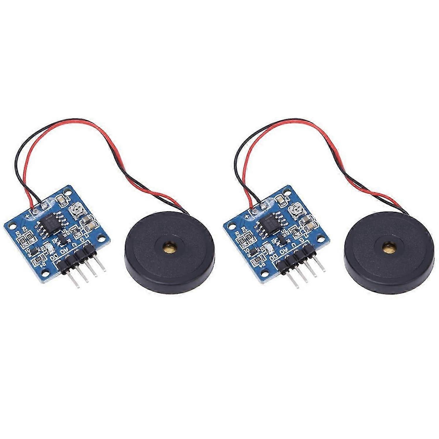 2PCS Piezoelectric Vibration Tapping Sensor Module Vibration Switch Module Mini Vibration Motors Min