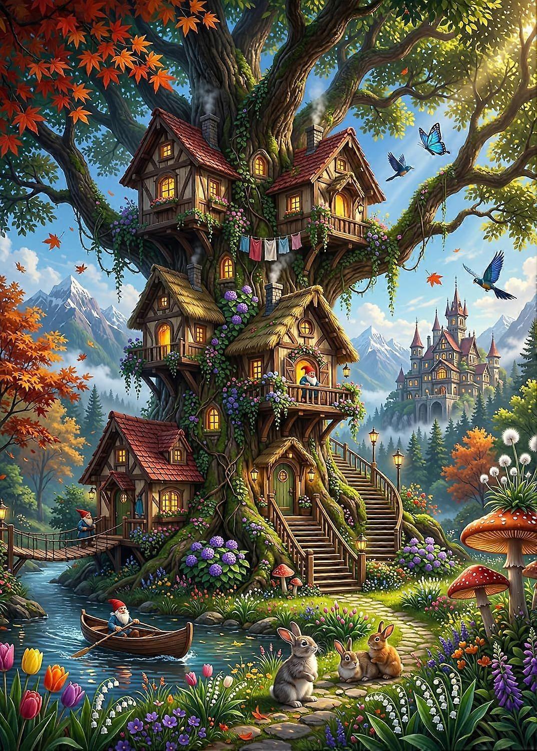Gnomes Haven Jigsaw Puzzle CYQL-225