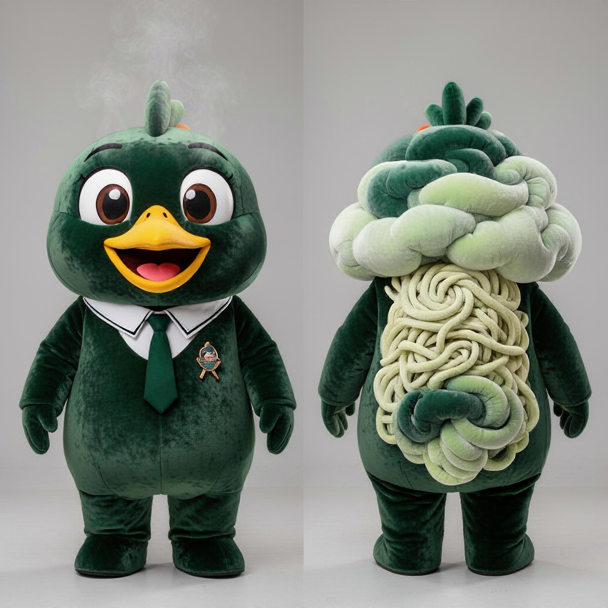 MASTICOT Forest Green Steaming Pho Mascot