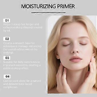 2 stk. fugtgivende makeupprimer, naturlig og fugtgivende, lysnende hud, daglig transparent og passende base