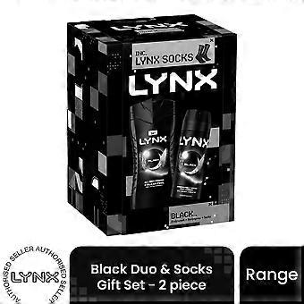 Lynx Black Duo & Socks Gift Set 2 piece, Choose your pack 1,2,3 or 4