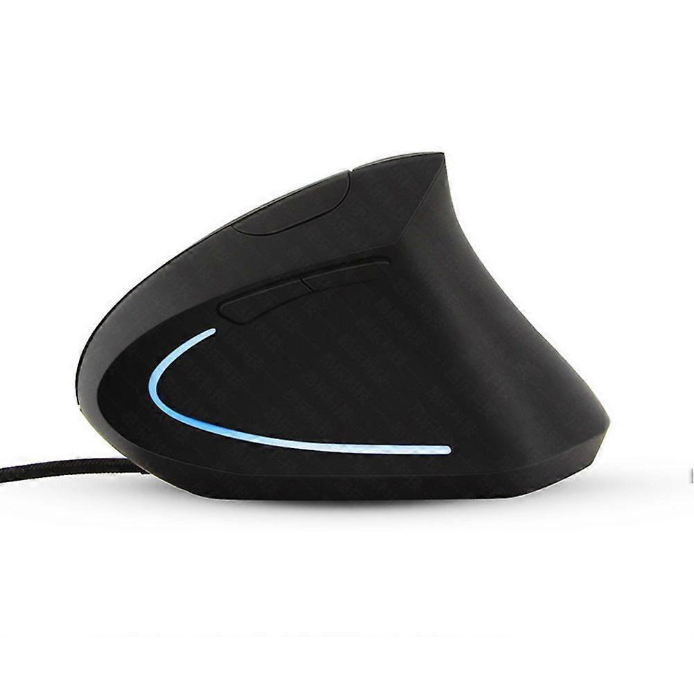 Vertical Mouse Wrist Care Function 1Pcs Stylish Black Wired Game Mouse