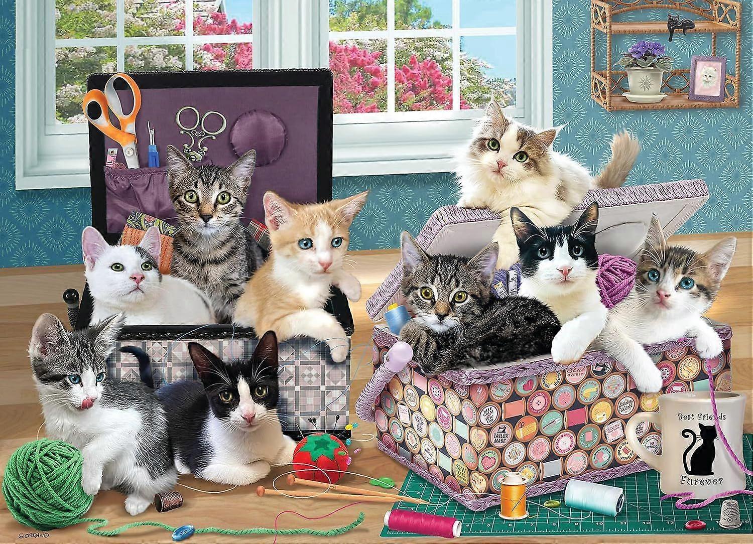 Crafty Kittens Puzzle VV418