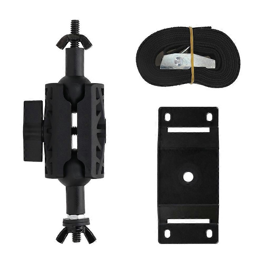 CS16 Trail Camera Mounting Bracket with 1/4" Threaded Insert Double Ball Head 360°Rotating Adjustable Holder for Camera