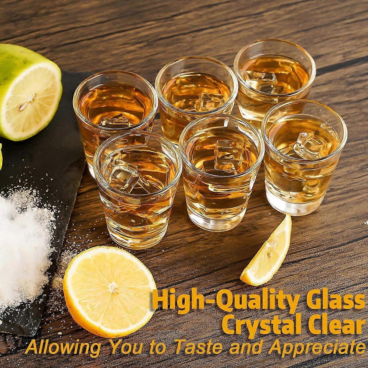 Heavy Base Clear Shot Glasses 2oz Multipurpose