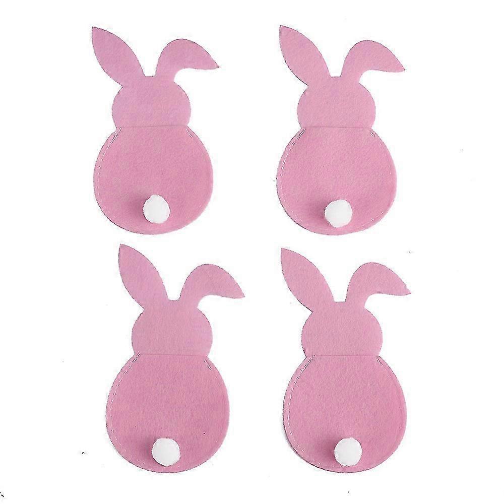 Easter Rabbit Napkin Cutlery Set
