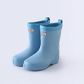 Kids' Anti-Slip High Calf Rain Boots, Wear Resistant Waterproof Shoes for Outdoor Water Play and Hiking, Boys and Girls