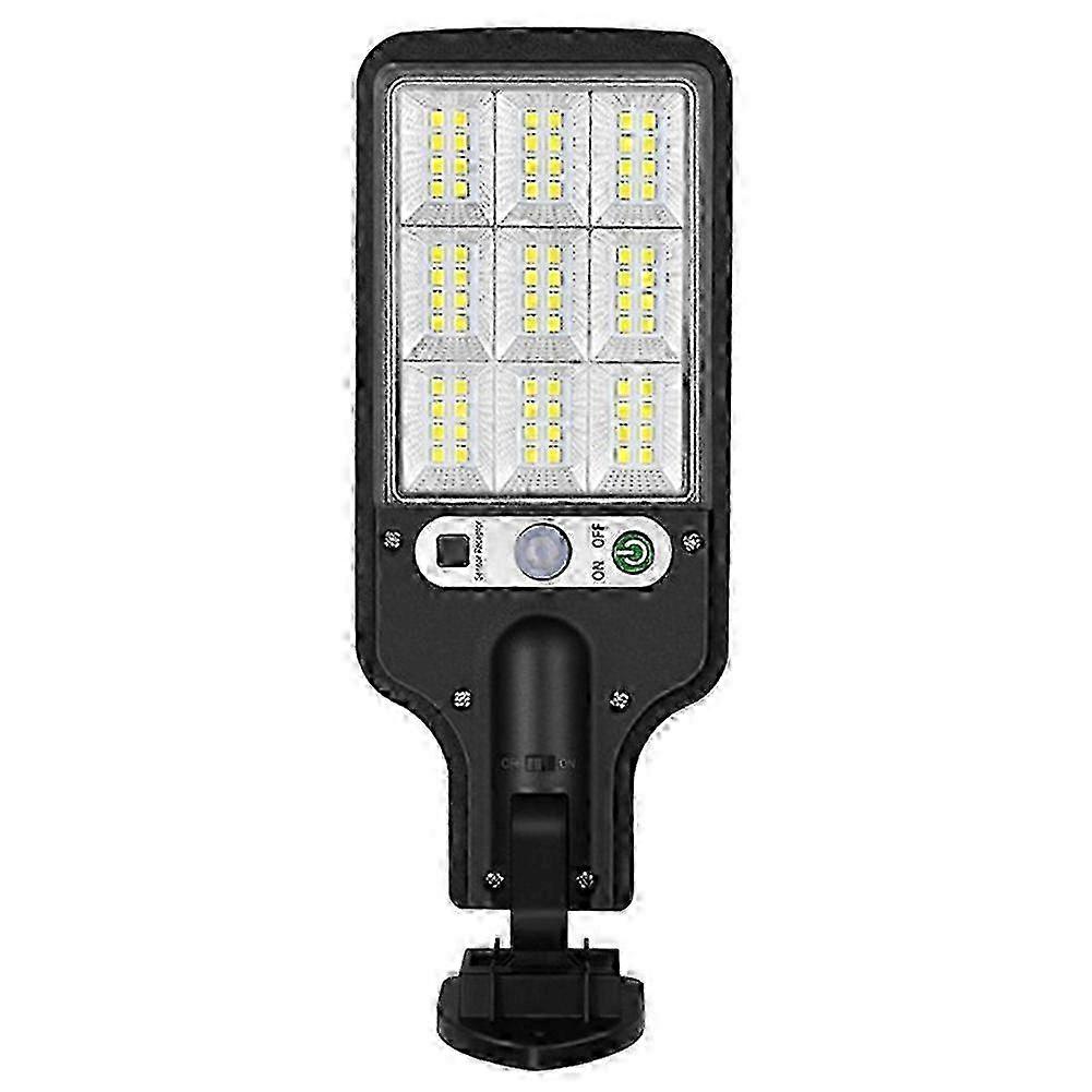 Black Solar Wall Light with PIR Sensor