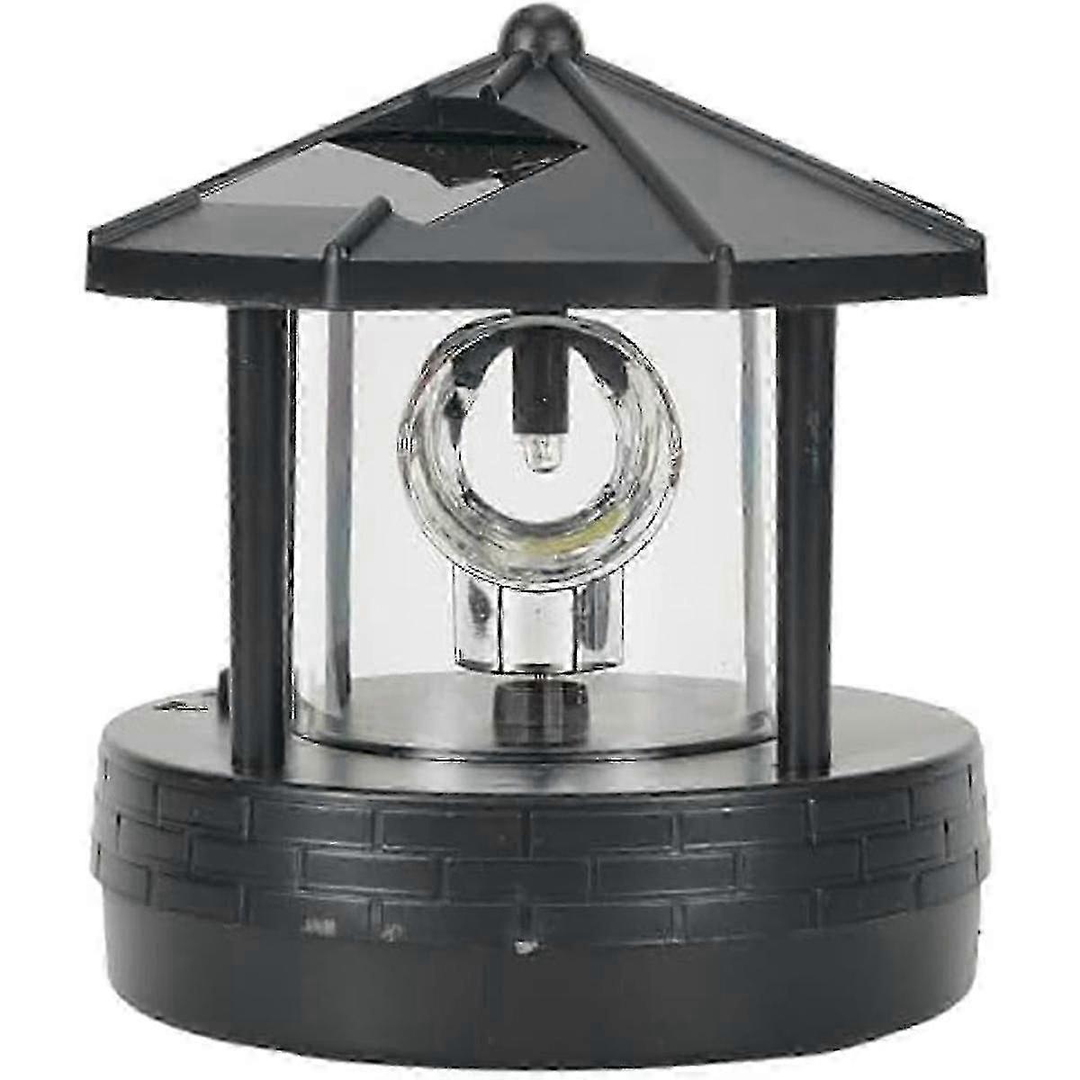 360 Rotating Solar Lighthouse Lamp