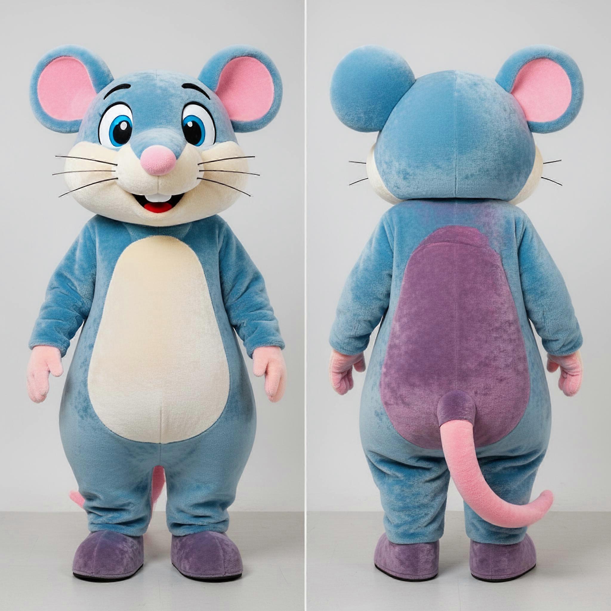 MASTICOT Chocolate Cream Plush Rat Mascot
