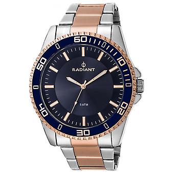 Radiant new hero Quartz Analog Man Watch with RA374203 Gold Plated Stainless Steel Bracelet