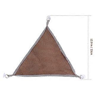 Mesh Hammock Lizard Snake Sleeping Bed for Pets 2Pcs Light Brown Color