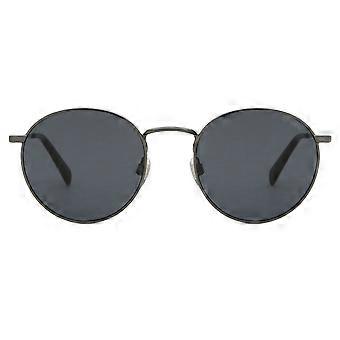 Occhiali da sole ovali unisex Levi's LV 1005/S 9N2/IR Full Rim Grigio Rutenio Scuro UV3 Originali