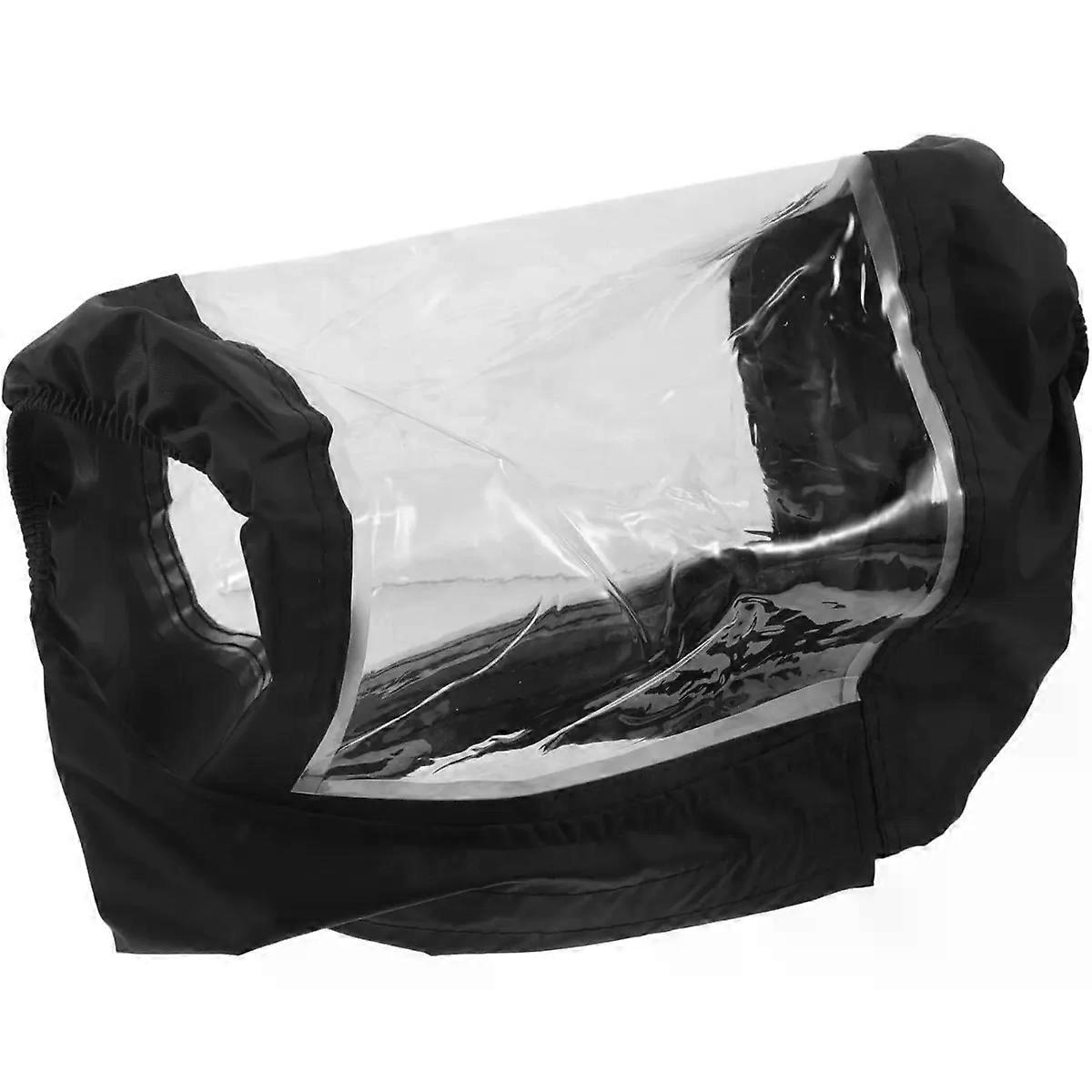 Scooter Control Panel Rain Cover with Buttons Access Black