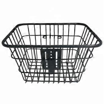 Rear Mount Cycle Basket Rust-Resistant Rear Mount Bike Basket Heavy Duty for