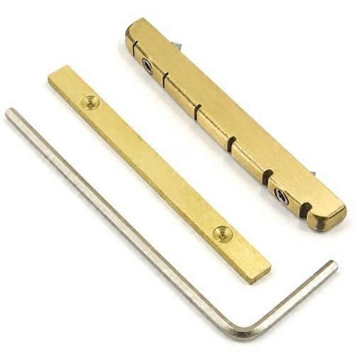 Adjustable Brass Guitar Nut for 6 String Guitar, Precision Brass Construction, Easy Height Control