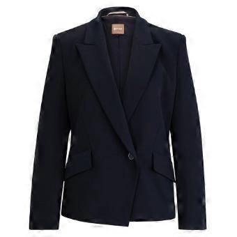 Boss Womens/Ladies Sleek Lapel Collar Regular Blazer