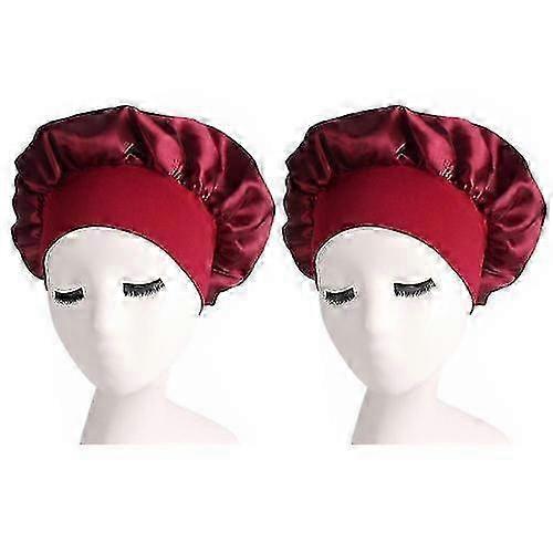 Satin Sleeping Cap Two-Piece Set