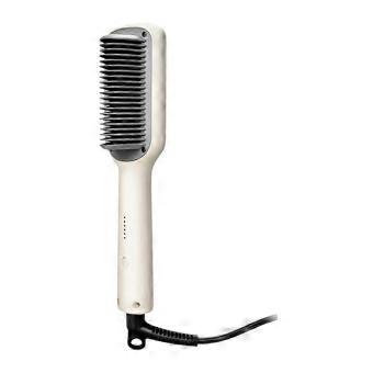 Heated Hair Straightener Comb 2 in 1 Electric Hot Comb for Home Gifts Travel SZRH A-F-brnv