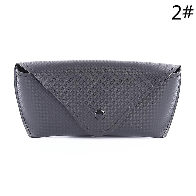 1pc Durable Pu Eye Glasses Sunglasses Shell Hard Case Protector Box Pouch Bag