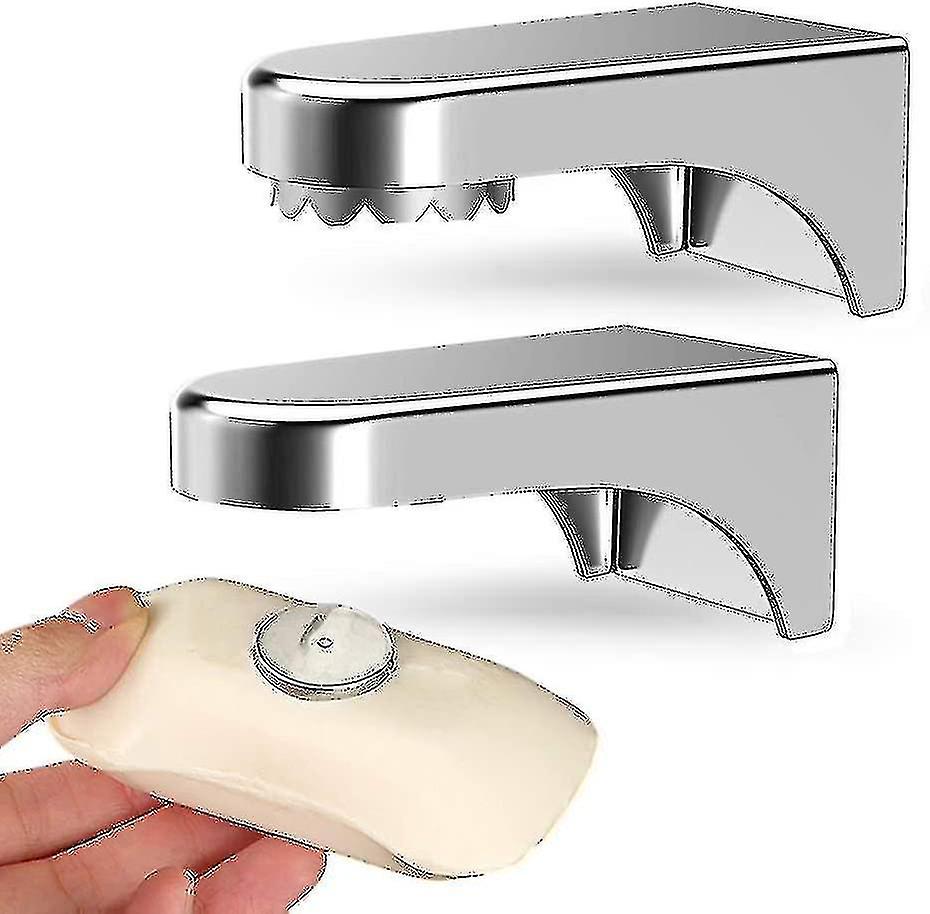 Soap dish, 2 magnetic soap dish