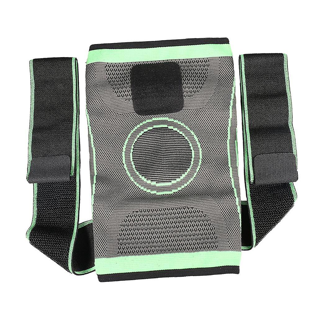 Breathable Knee Compression Sleeve Support Brace Guard Protector Wrap L