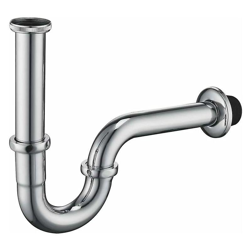 Chrome Trap Tube Sink Trap U Design Brass High Quality Smell Proof for Sink Washbasin Bathroom Accessory