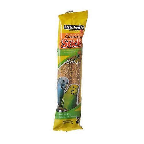 Vitakraft Crunch Sticks Parakeet Treat - Orange & Apricot Flavor, 2 Pc, 1.6 oz