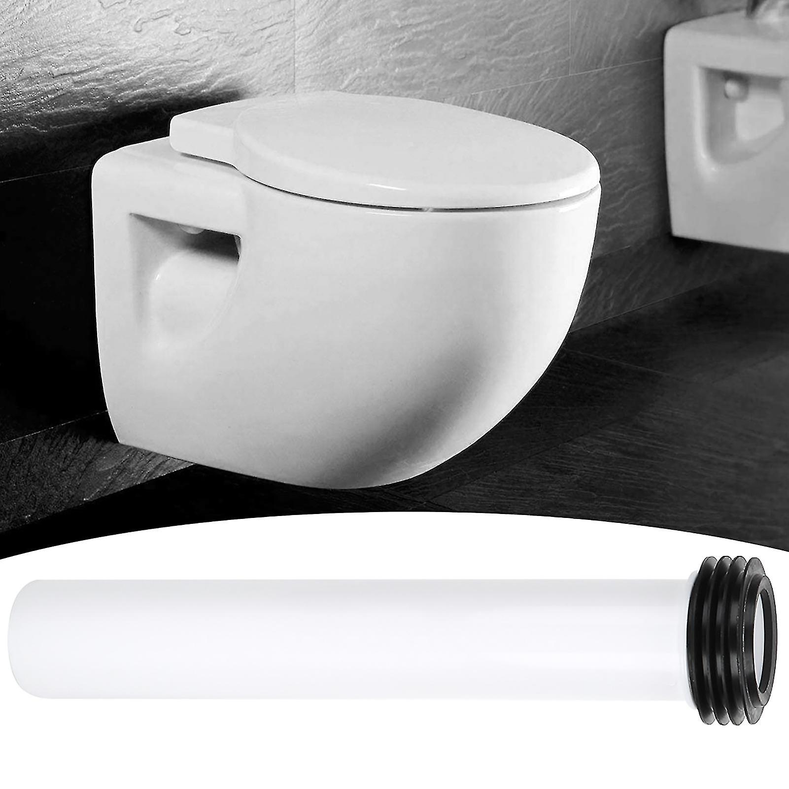 Blanc Caché Réservoir d’eau de toilette Straight Flush Pipe Allongé Flushing Tube Accessoire de toilette
