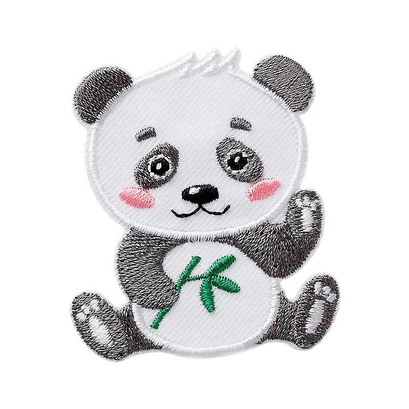 Panda Animal - Patch, Iron-on patch, Iron on, Size: 4.5 x 5.1 cm