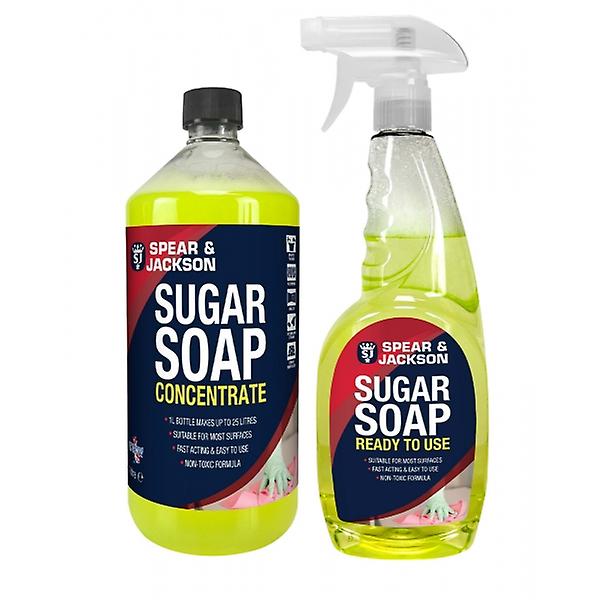 Spear & Jackson Sugar Soap Concentrate 1L + 750ml RTU