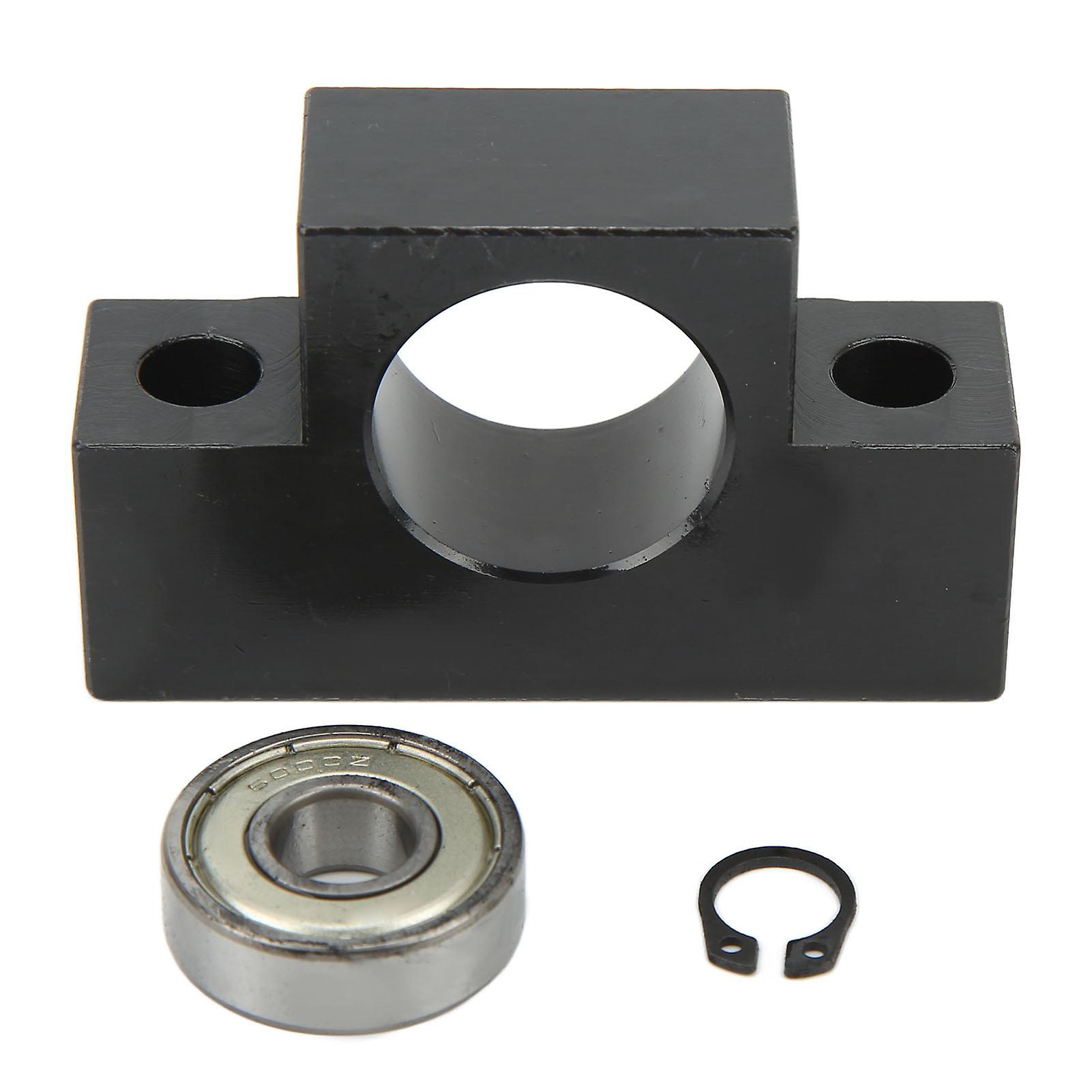 EF12 Ball Screw Support with Bearing High Carbon Steel Ballscrew Mount Block for CNC Router Lathe