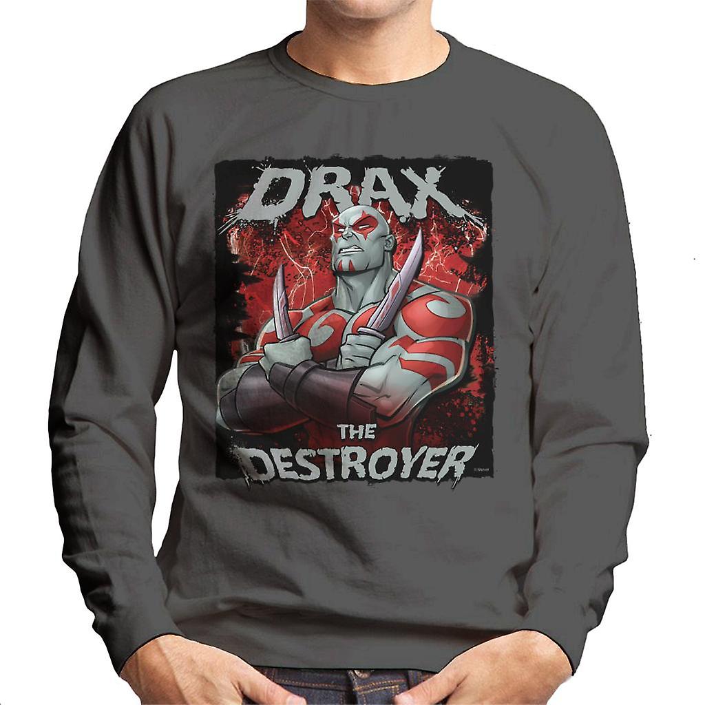 Marvel Guardians Of The Galaxy Knife Pose Drax Men's Sweatshirt