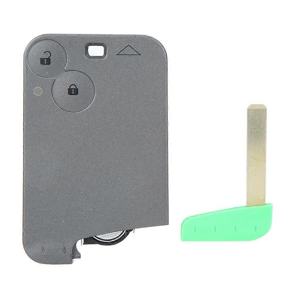 Black 2 Button 434MHz Keyless Car Remote Control Key Fob with PFC7947 Chip and Button Battery