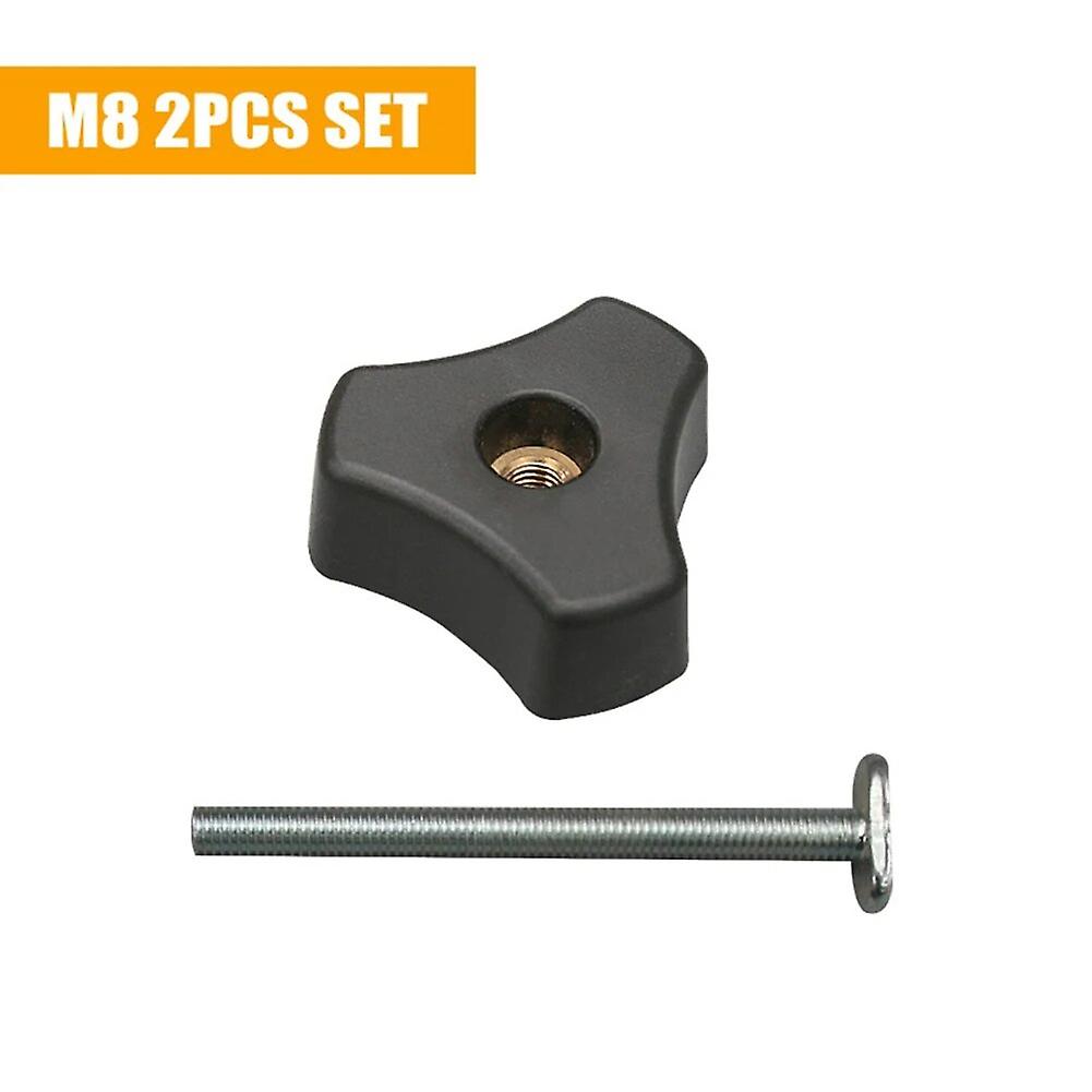 M8 T-Slot Slider T-Track Screw Jig Rail Accessories Woodworking Tool for Routers Table Saws Band Saws~2405