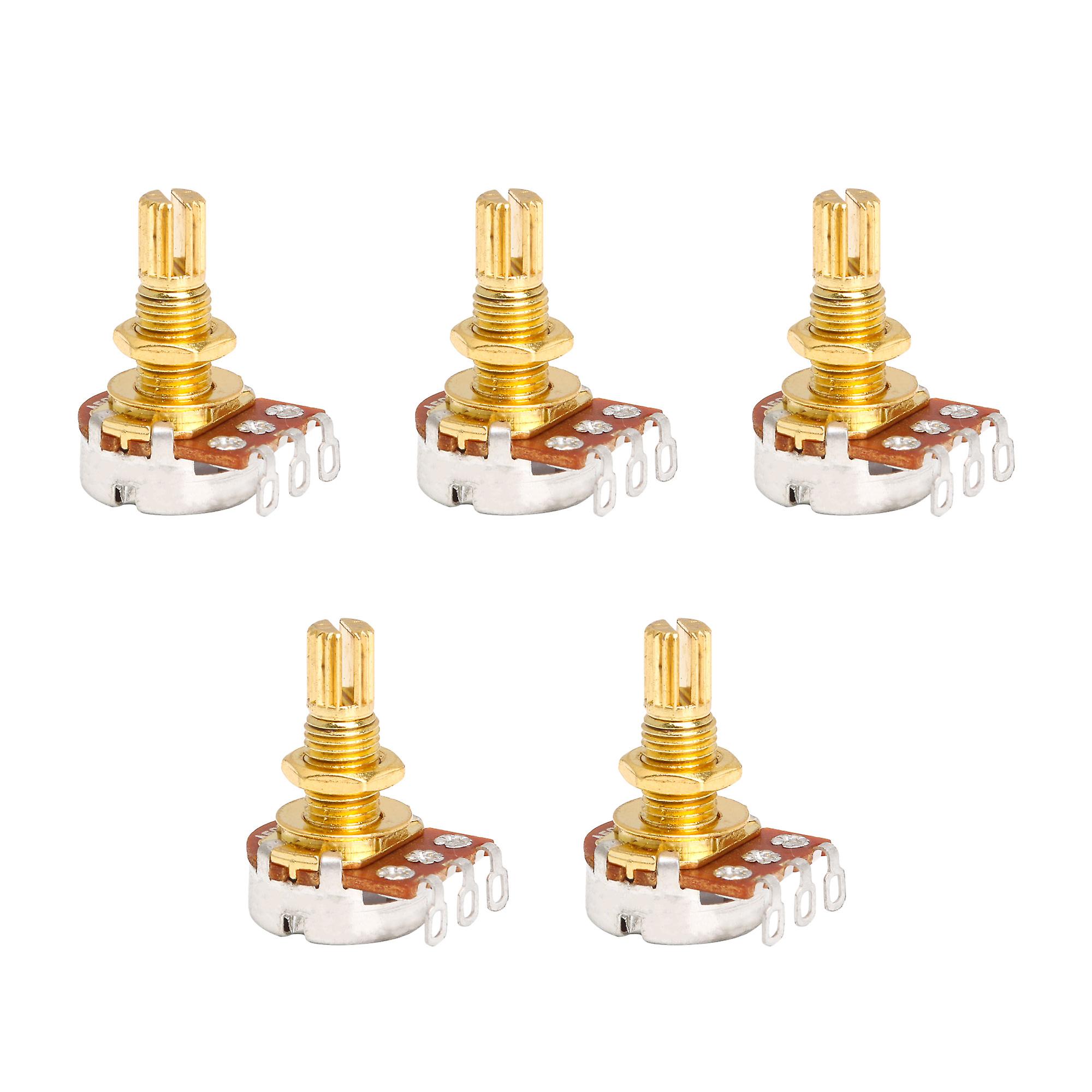 5 STÜCKE A500k Ohm Audio Mini Töpfe Gitarre Potentiometer für E-Gitarre