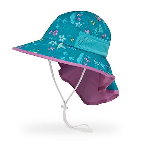 Adjustable Kids Play Hat in Morning Birds for 6-24 Months Toddlers UPF 50+