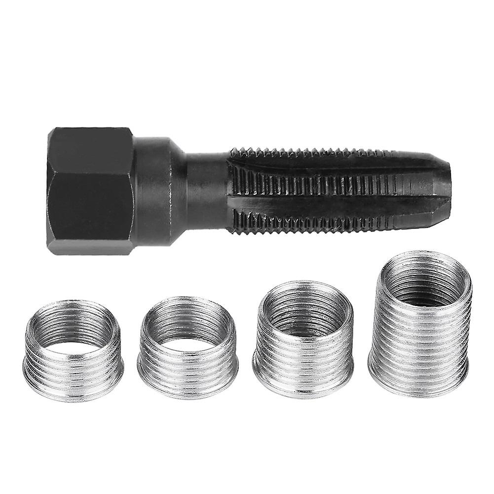 Spark Plug Thread Kit, 5 pcs 14mm Spark Plug Thread Repair Kit