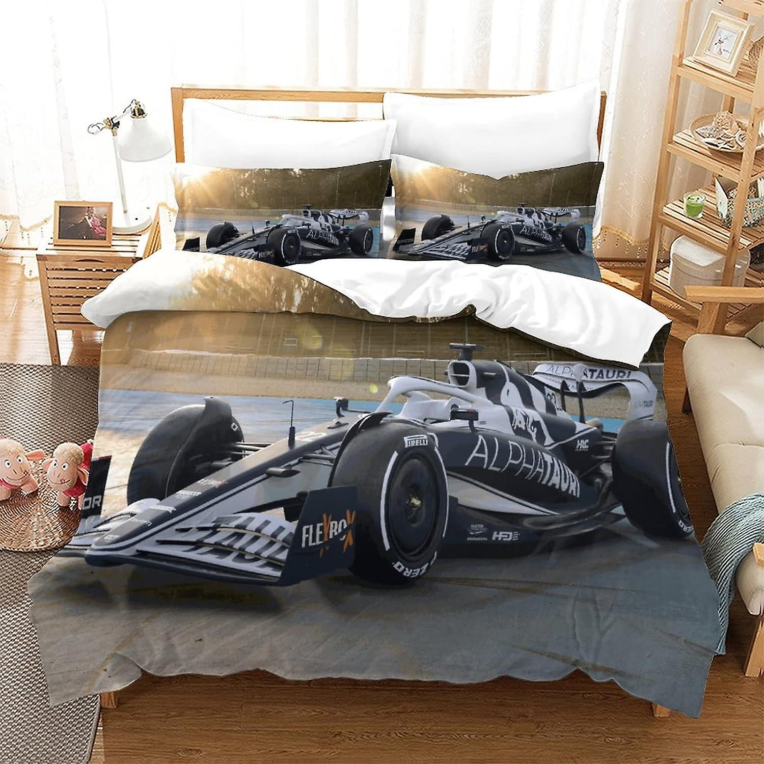 الفراش لحاف غطاء مجموعة 3D طباعة F1 سباق لحاف غطاء الفراش مجموعات, سباق طباعة واحدة مزدوجة الملك حجم ستوكات غطاء لحاف مجموعة مع وسادات,