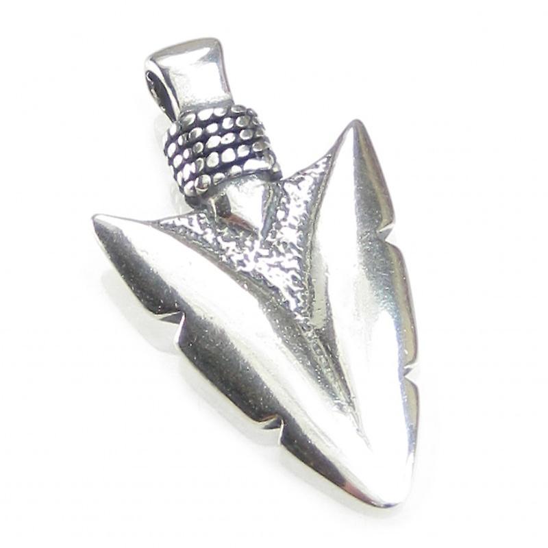 Arrow Head Sterling Silver Pendant .925 X 1 Arrowhead Pendants
