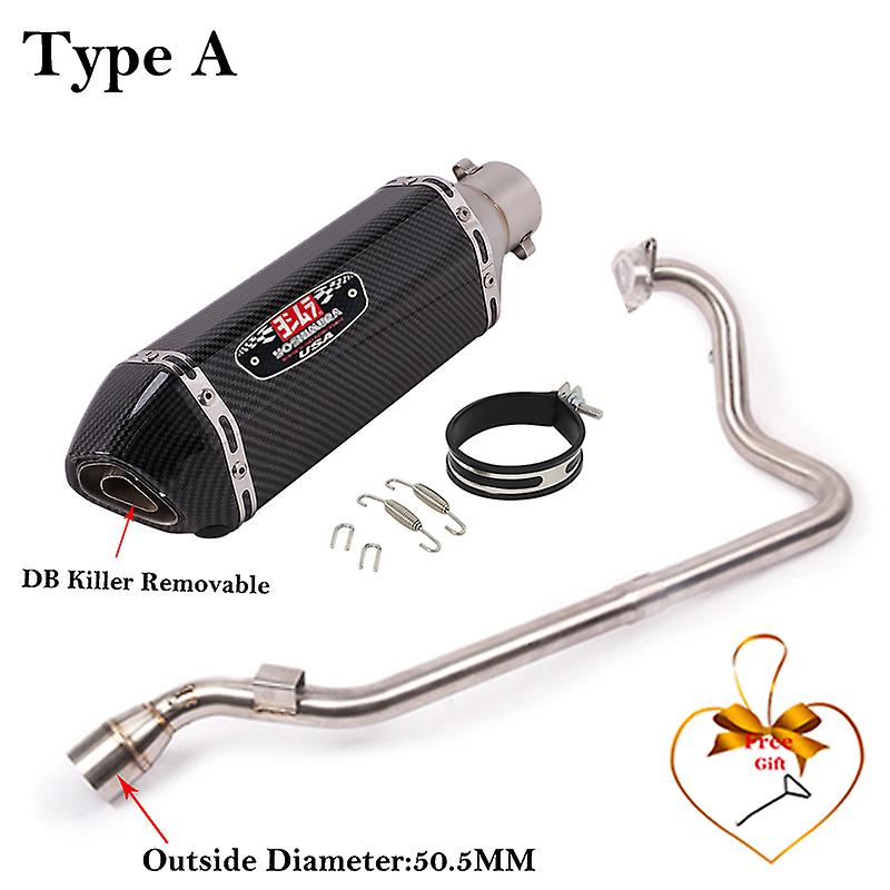 Voll systeme für Yamaha FZ250 FZS250 FZS FZ Fazer 250 Motorrad Auspuff Flucht modifizierten Schall dämpfer mit Front Link Pipe DB Killer
